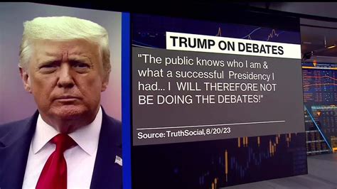 ‘Why would I’: Trump says he’ll skip GOP debate